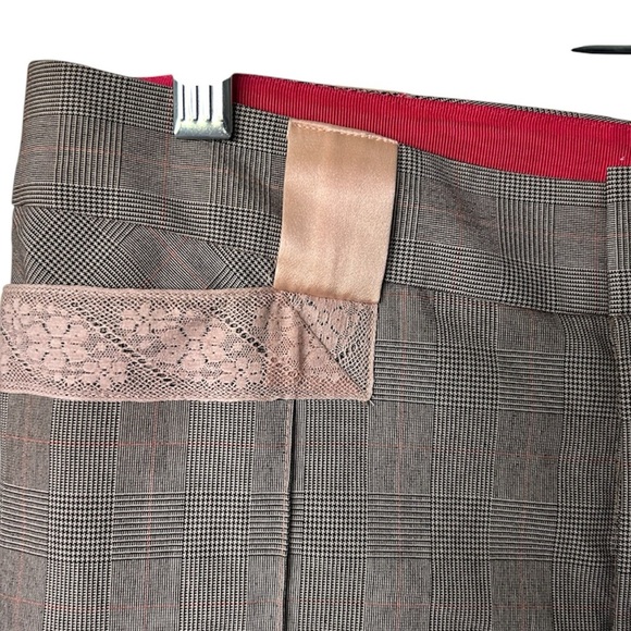 Rebecca Taylor Vintage 90s Y2K  2 Pc Pantsuit Herringbone Excellent Size 2 - Picture 9 of 13